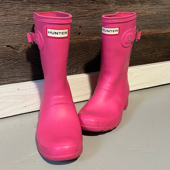 Hunter Shoes Hunter Pink Kids Rain Boots Poshmark